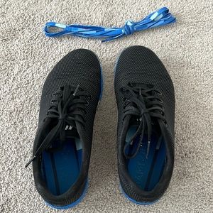 Used blue and black No Bull Black Lighting Trainers with additional laces